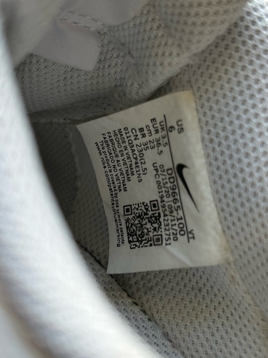 Nike Women's Court Vision Low — White with Leopard Swoosh - Picture 2 of 9